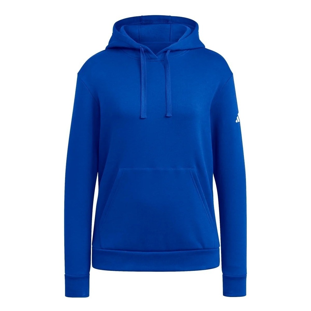Adidas Blue Pullover Hoodie with 3 Stripe Logo Casual Women's Medium NWT